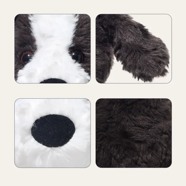 Pluto Border Collie Plush animals detail