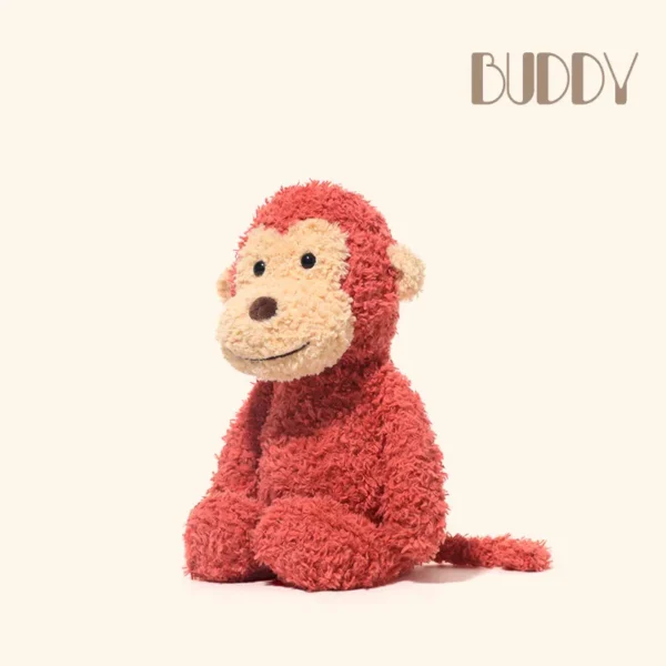 Soft Plush Toy for Collectors - Red Monkey Design