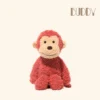 Plush Toy Red Monkey with Smile - Collectible Plushie