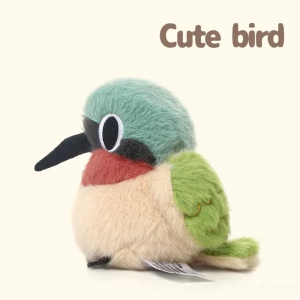 Cute Fork-tailed Sunbird Plush Companion - Soft Stuffed Toy for Kids