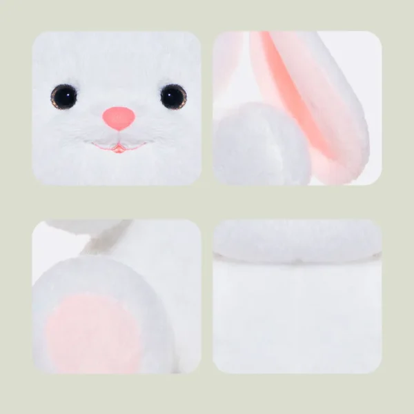Soft Plush Toy for Collectors - White Rabbit Design