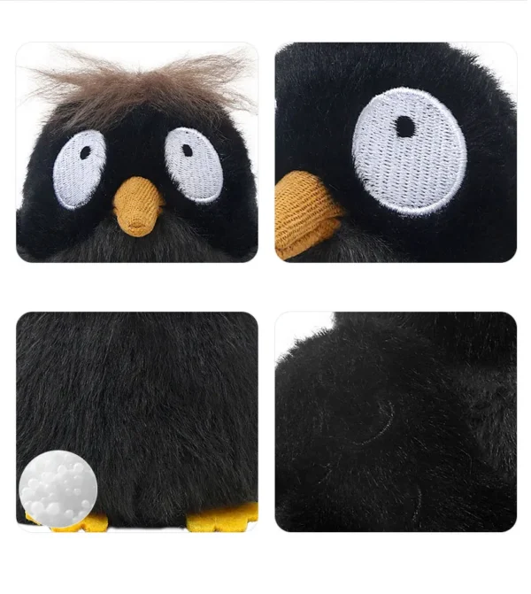 Soft Cuddly Toy for Collectors - Green Bird Design
