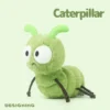 Cute Caterpillar Plush Charm - Soft Stuffed Toy for Kids
