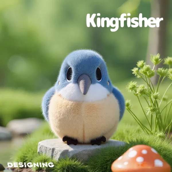 Soft Cuddly Toy for Collectors - Kingfisher Design