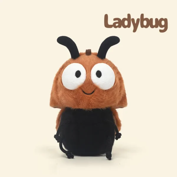 Cute Ladybug Plush Delight - Soft Stuffed Toy for Kids