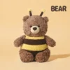 Cute Bear Bee Plush Pal - Soft Stuffed Toy for Kids