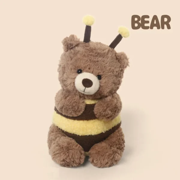 Plush Toy Bear in Bee Costume - Comfort Plushie