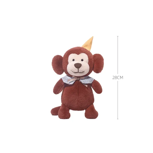 Soft Cuddly Toy for Collectors - Birthday Monkey Design