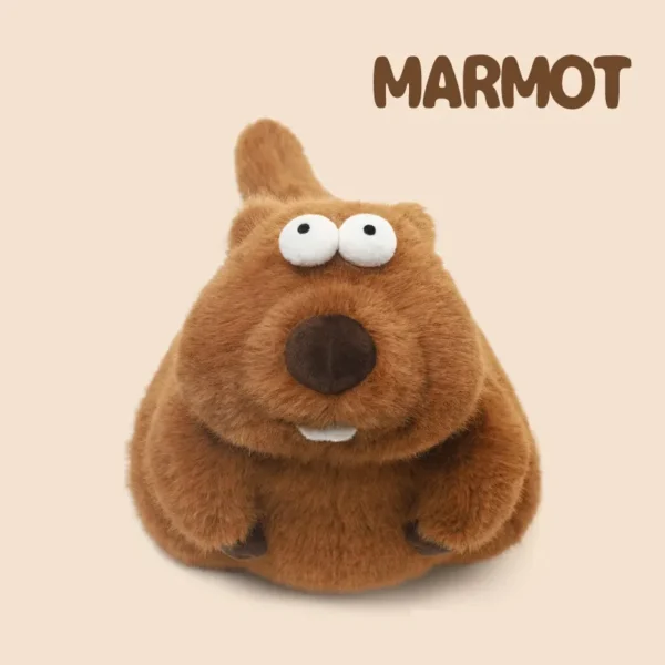Plush Toy Marmot with Big Eyes - Comfort Plushie