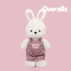 Cute Overalls Rabbit Plush Pal - Soft Stuffed Toy for Kids