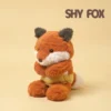 Lovable Stuffed Shy Fox - Perfect Gift for Family