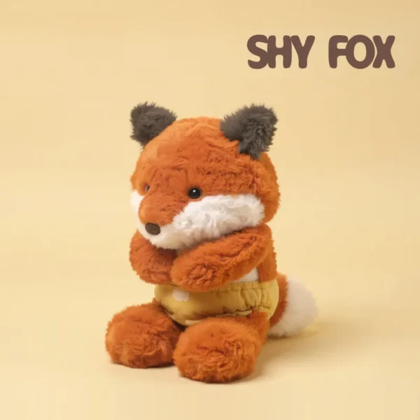 Lovable Stuffed Shy Fox - Perfect Gift for Family