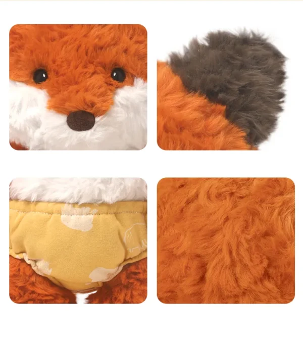 Soft Cuddly Toy for Collectors - Shy Fox Design