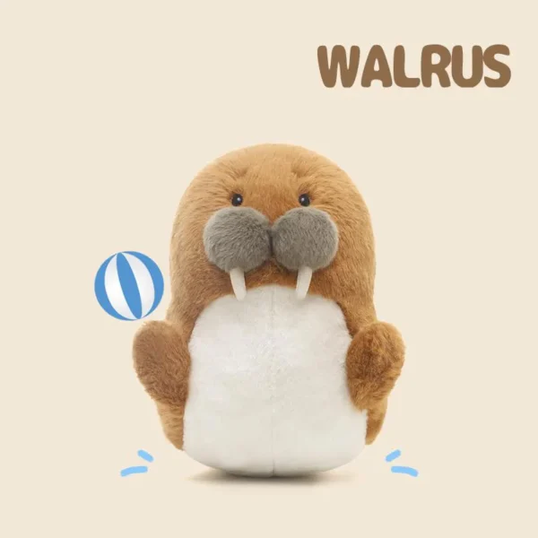 Cute Walrus Plush Pal - Soft Stuffed Toy for Kids