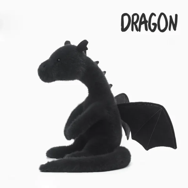 Plush Toy Dragon Cub with Bright Eyes - Comfort Plushie