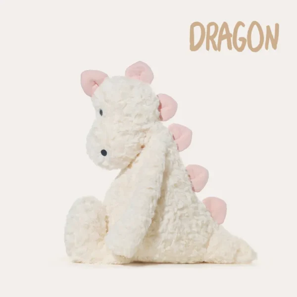 Plush Toy Dragon with Bright Eyes - Comfort Plushie