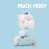 Lovable Stuffed Pig with Peach - Perfect Gift for Children