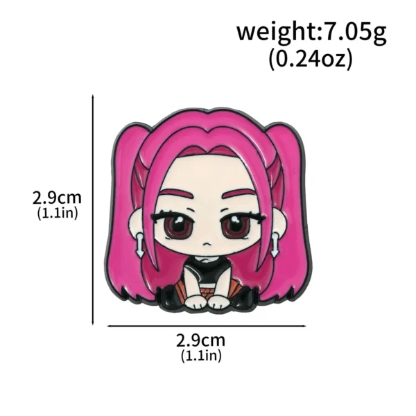Kpop Demon Hunters Enamel Pin Badge