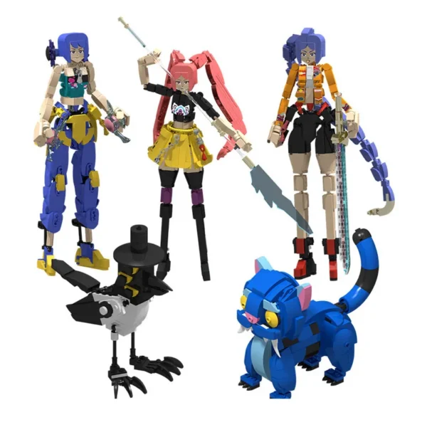 KPop Demon Hunters Building Blokcks (5-pack)