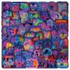 K-POP Demon Hunters neon glow sticker pack with 50 vibrant stickers displayed